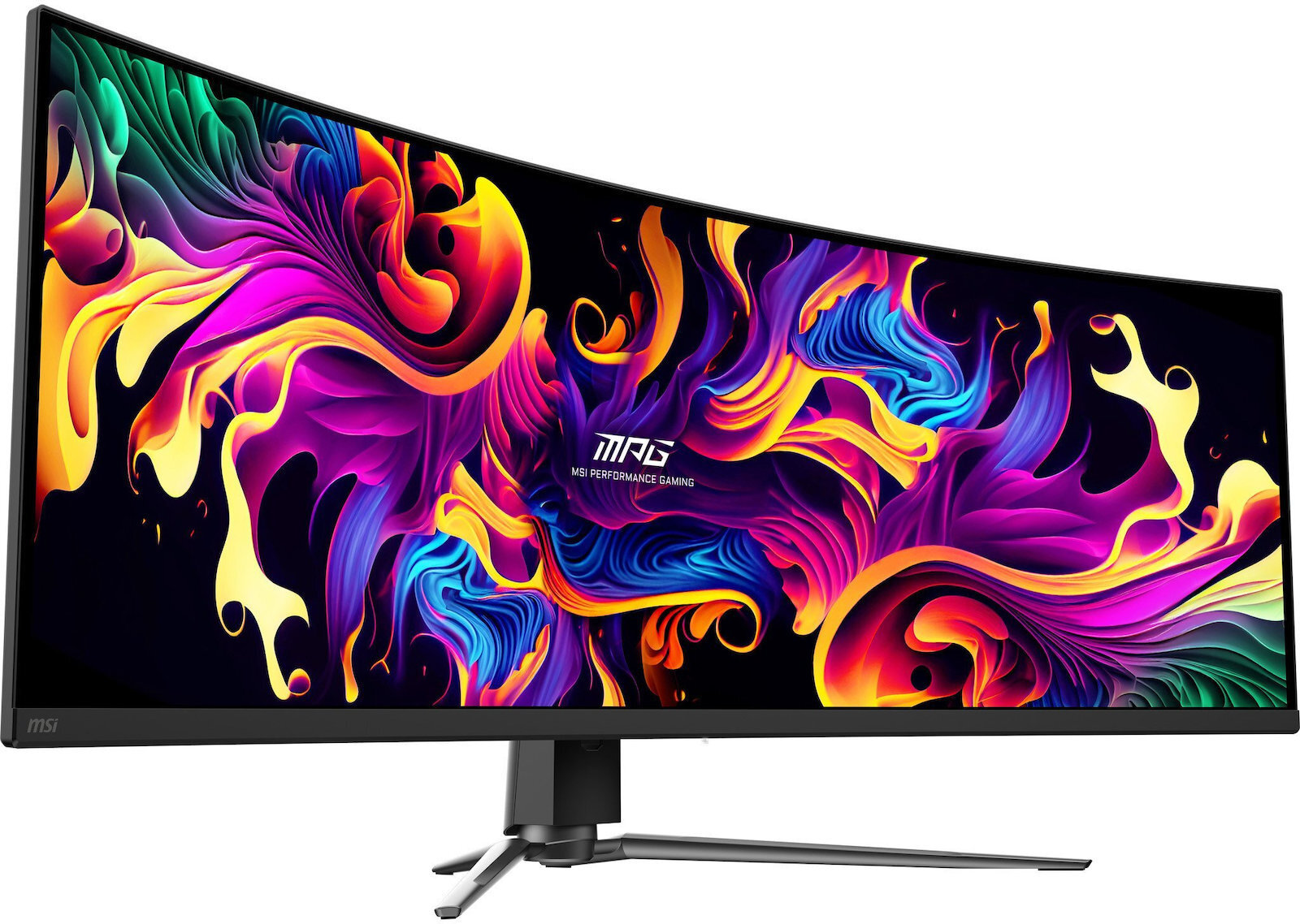 MSI MPG 491CQPXDE Ultrawide QD-OLED HDR Curved Gaming Monitor 49" 5120x1440 240Hz with Response Time 0.03ms GTG view 6