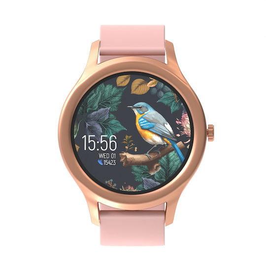 Forever ForeVive 3 SB-340 43mm Smartwatch with Heart Rate Monitor (Rose Gold)