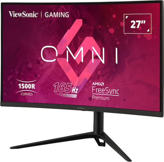 Viewsonic VX2718-2KPC-MHDJ VA Curved Gaming Monitor 27" QHD 2560x1440 165Hz vue 2