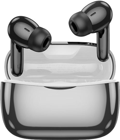 Hoco EQ16 In-ear Bluetooth Handsfree Earphones with Charging Case Black Glaze view 2