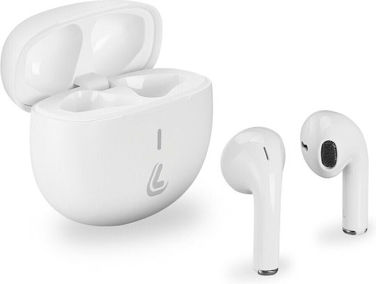 Lampa In-ear Bluetooth Handsfree Earphones with Charging Case White