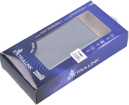 Extralink Power Bank 20000mAh 45W Power Delivery Black vista 8