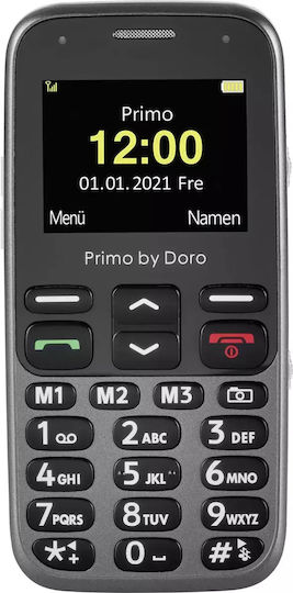 Doro Primo 218 Single SIM Mobile with Buttons Graphite view 6