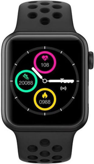 VO Smartwatch with Heart Rate Monitor (Black)