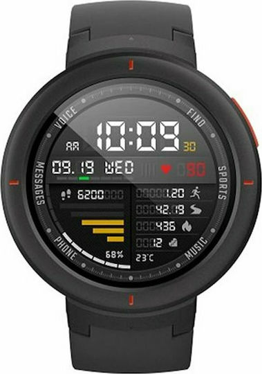 Amazfit Verge 43mm Smartwatch with Heart Rate Monitor (Black) view 5