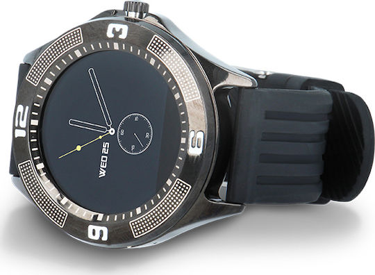 Forever SW-100 Smartwatch with Heart Rate Monitor (Black) view 2