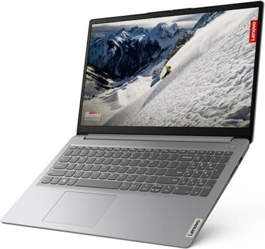 Lenovo IdeaPad 1 15AMN7 15.6" IPS FHD (Ryzen 5-7520U/16GB/512GB SSD/W11 S) Cloud Grey (GR Keyboard) view 2