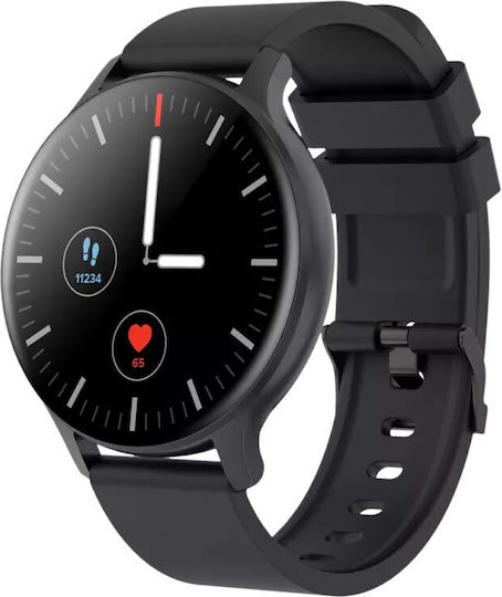 Canyon Badian 45mm Smartwatch with Heart Rate Monitor (Black) view 1