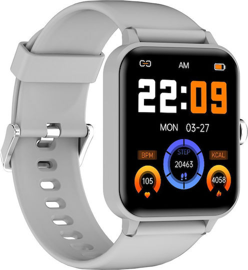 BlackView R30 Smartwatch with Heart Rate Monitor (Gray) view 3