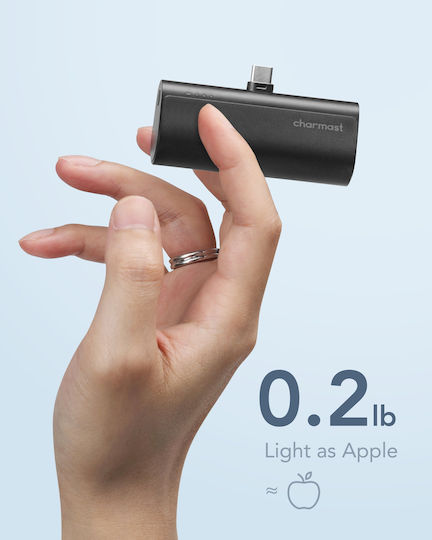 Charmast W0556 Type-C Power Bank 5000mAh 20W Black view 6
