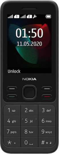 Nokia 150 (2020) GR Dual SIM Mobile with Buttons (Greek Menu) Black view 2