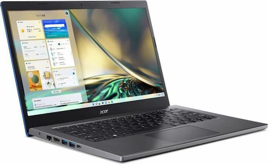 Acer Aspire 5 A514-55-37P5 14" FHD (i3-1215U/16GB/512GB SSD/No OS) Steal Gray (FR Keyboard) view 3