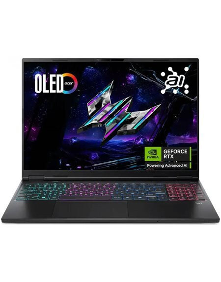 Acer Predator Helios Neo 16S AI 16" OLED QHD+ 240Hz (Ultra 9-275HX/32GB/1.0TB SSD/GeForce RTX 5070 Ti/W11 Home) (US Keyboard)