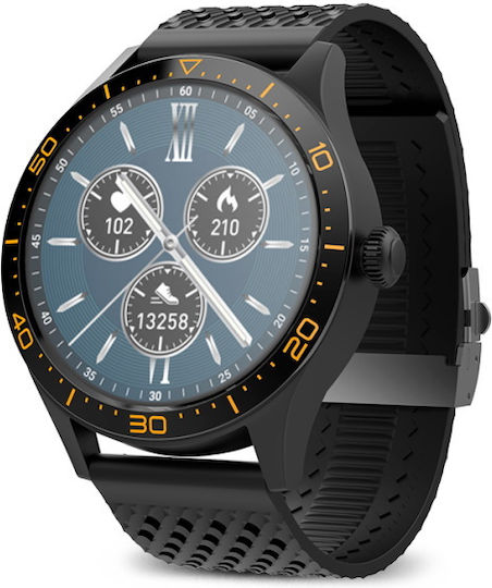 Forever ICON 2 AW-110 42mm Smartwatch with Heart Rate Monitor (Black) vue 2
