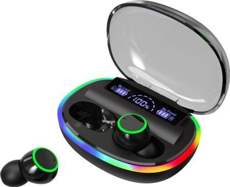 2GO Acoustic Ring In-ear Bluetooth Handsfree Earphones with Charging Case Black view 3