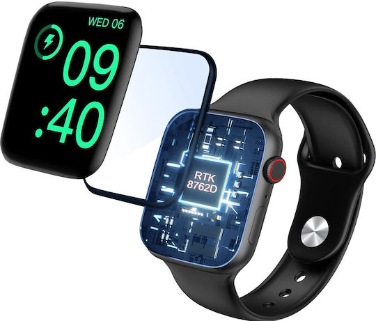 Kiano Active Smartwatch with Heart Rate Monitor (Black) vista 6