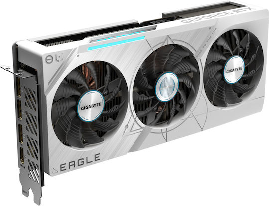 Gigabyte GeForce RTX 4070 Super 12GB GDDR6X Eagle OC ICE Graphics Card view 3