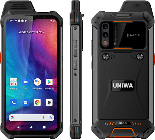 Uniwa W888 Dual SIM (4GB/64GB) Black view 1