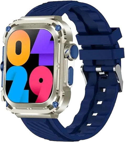 Z85 Max Smartwatch with Heart Rate Monitor (Blue)