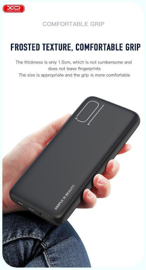 XO PR182 Power Bank 10000mAh with USB-A Port and USB-C Port Black view 3