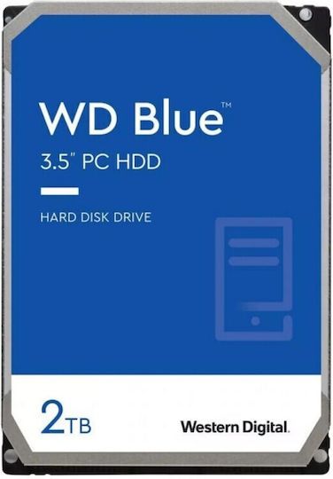 Western Digital Blue 2TB HDD Hard Drive 3.5" SATA III 7200rpm with 256MB Cache for Desktop WD20EZBX view 6