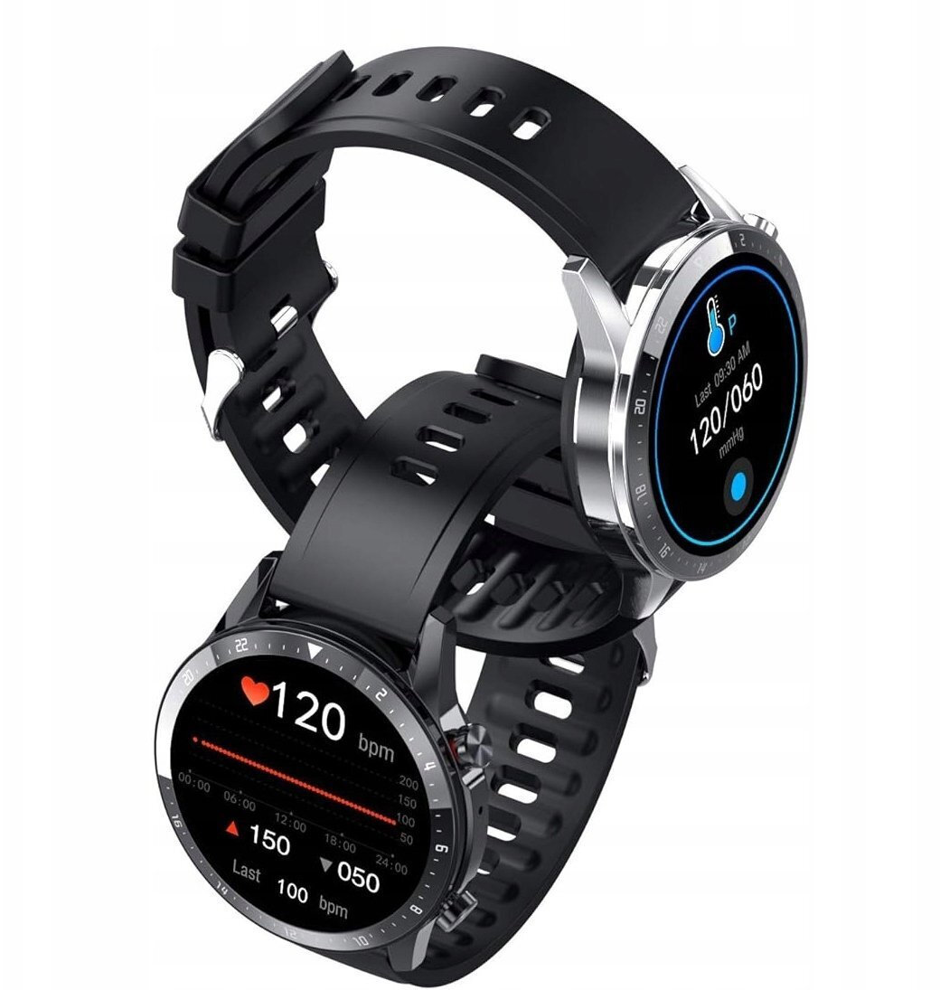 Gravity Smartwatch Silver Bracelet + Strap Gt10-6 vue 8