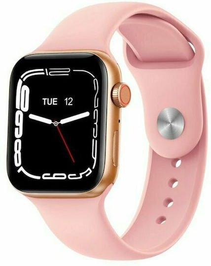 Z37 44mm Smartwatch with Heart Rate Monitor (Pink)