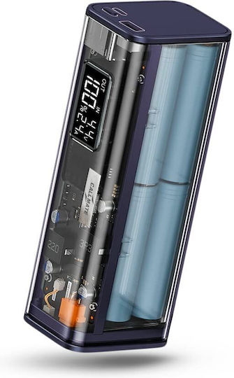 K37 Power Bank 20000mAh 22.5W with USB-A Port and USB-C Port