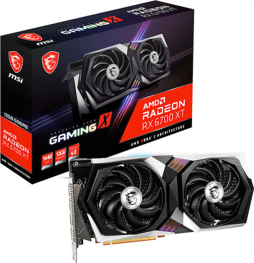 MSI Radeon RX 6700 XT 12GB GDDR6 Gaming X Graphics Card view 2