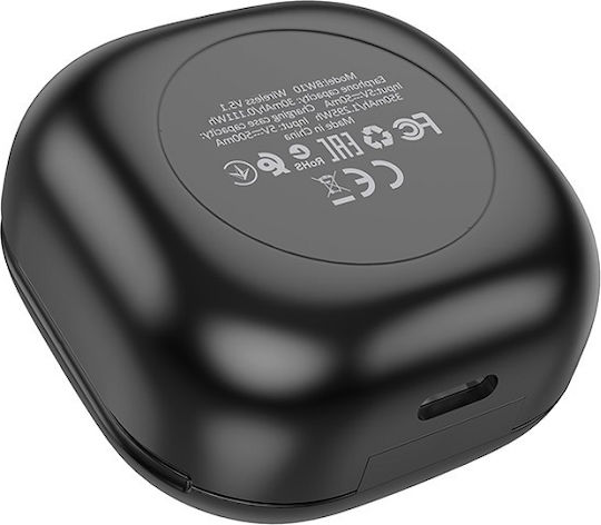 Borofone BW10 Magic Rhyme In-ear Bluetooth Handsfree Earphones with Charging Case Night Black vista 2