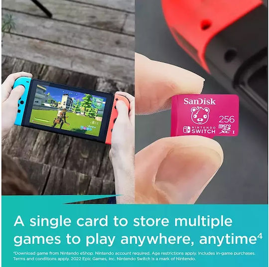 Sandisk Nintendo Switch Fortnite Edition microSDXC 256GB UHS-I view 6