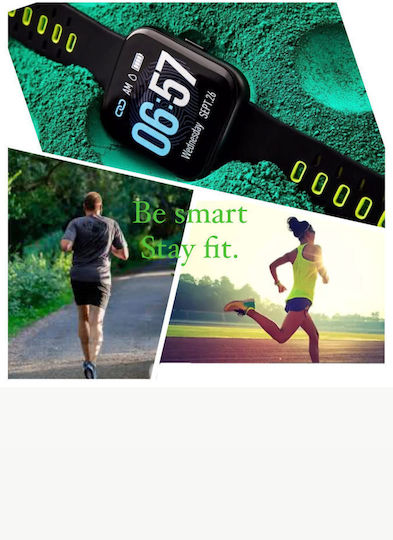 Breeze Uki Aluminium 44mm Smartwatch with Heart Rate Monitor (Black) view 8