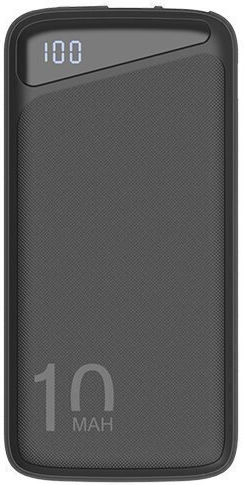 Optonica Power Bank 10000mAh 22.5W with 2 USB-A Ports and USB-C Port Black