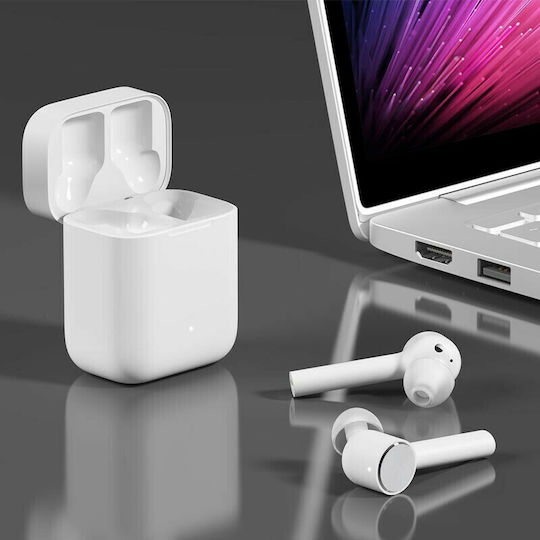 Xiaomi Mi True Wireless Earphones In-ear Bluetooth Handsfree with Sweat Resistance and Charging Case White vue 5
