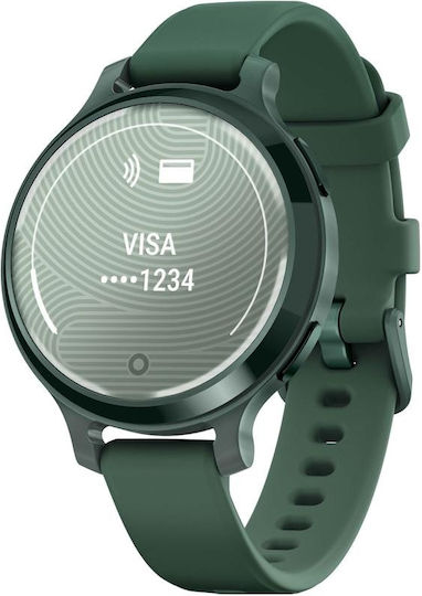 Garmin Lily 2 Active Aluminium 38mm Waterproof Smartwatch with Heart Rate Monitor (Jasper Green)