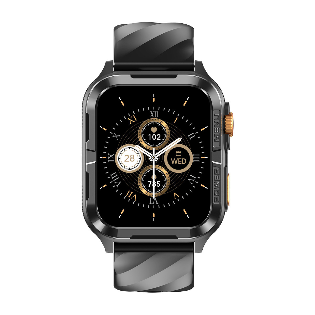 BlackView W10 Pro 46mm Smartwatch with Heart Rate Monitor Black view 3