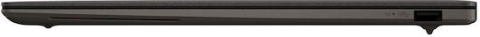 Asus Zenbook S 16 OLED UM5606WA-RJ241X 16" Touchscreen 120Hz (Ryzen AI 300 Series-9 HX 370/32GB/2TB SSD/W11 Pro) Zumaia Gray (US Keyboard) view 5