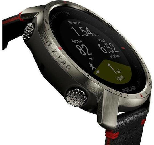 Polar Grit X Pro Waterproof Smartwatch with Heart Rate Monitor (Titan) view 5