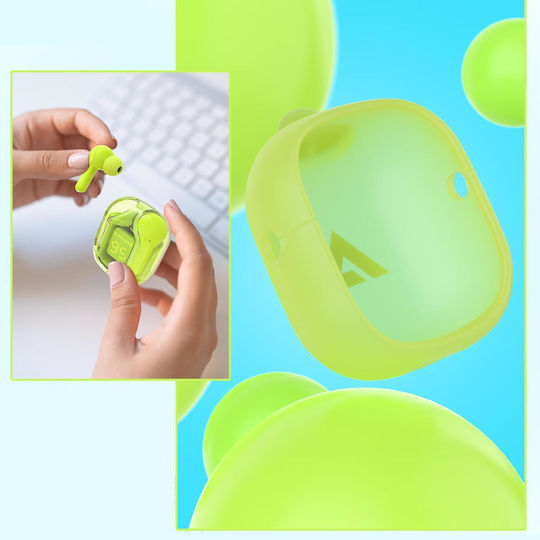 Acefast T6 In-ear Bluetooth Handsfree Earphones with Sweat Resistance and Charging Case Youth Green view 8