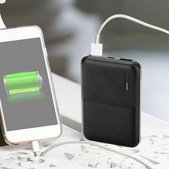 V-TAC VT-3517 Power Bank 5000mAh with 2 USB-A Ports Black view 3