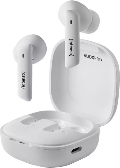 Intenso T502HAE In-ear Bluetooth Handsfree Earphones with Charging Case White vue 4