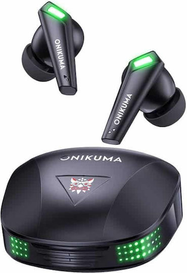 Onikuma T308 In-ear Bluetooth Handsfree Earphones with Charging Case Black view 5