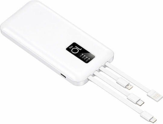 Verk Group Power Bank 10000mAh with USB-A Port White view 8