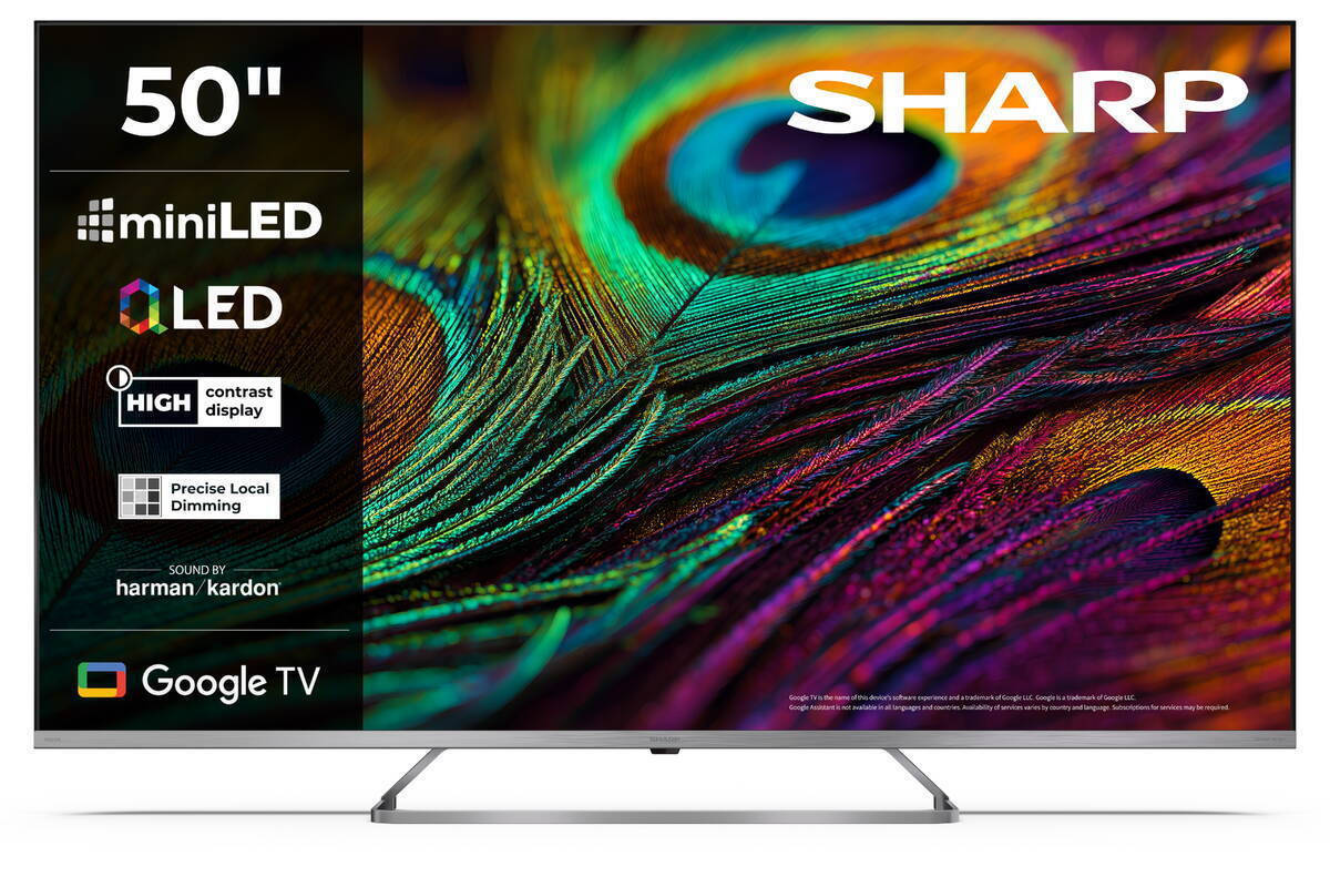 Sharp Smart TV 50" 4K UHD QLED JP7265E HDR (2025) 50JP7265E view 1