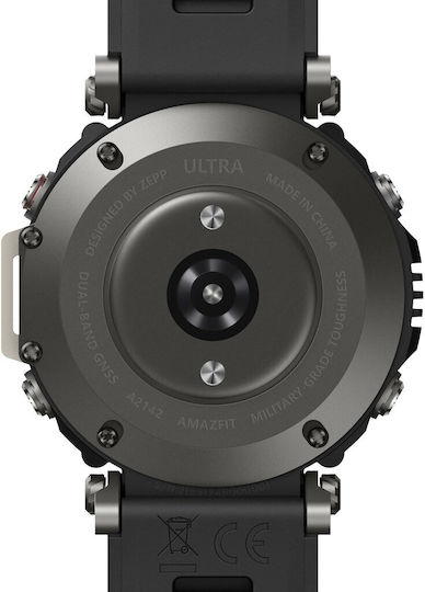 Amazfit T-Rex Ultra Waterproof Smartwatch with Heart Rate Monitor (Abyss Black) view 3
