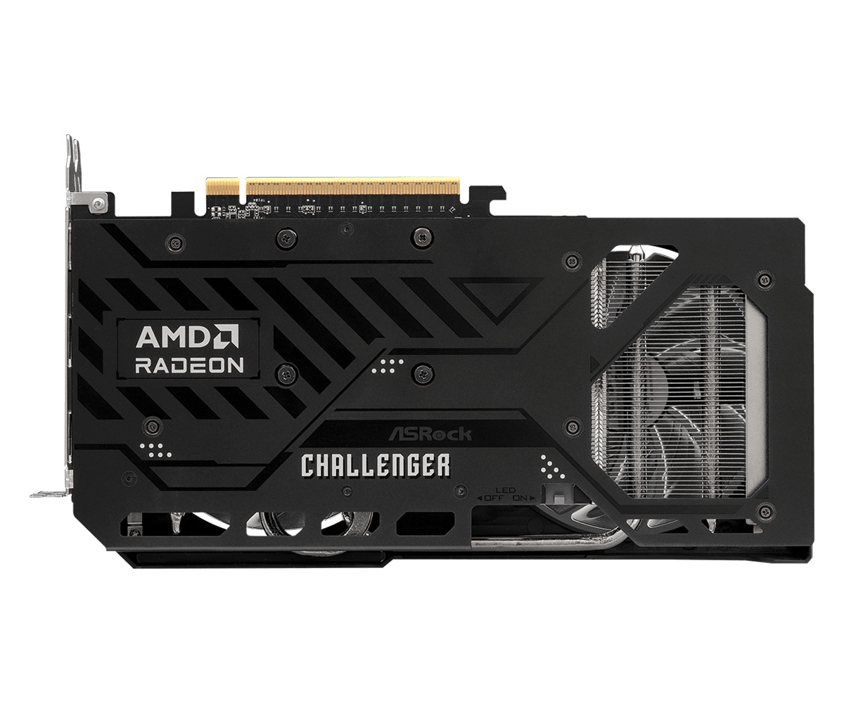 ASRock Radeon RX 9060 XT 16GB GDDR6 Challenger OC Graphics Card 90-GA5QZZ-00UANF view 6