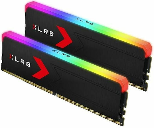 PNY XLR8 32GB DDR5 RAM with 2 Modules (2x16GB) and 6000 Speed for Desktop (MD32GK2D5600036XRGB) view 2