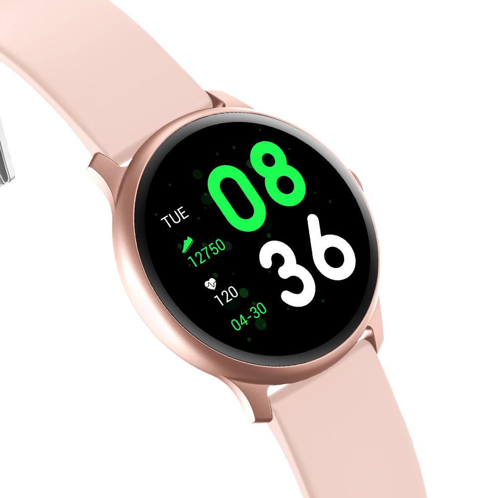 KrazyFit Aluminium Smartwatch with Heart Rate Monitor (Pink) view 3