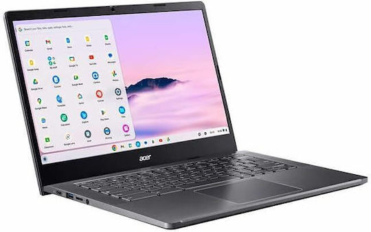 Acer Chromebook Plus 14" FHD Touchscreen (i3-N305/8GB/512GB SSD/Chrome OS) Steel Gray (US Keyboard)