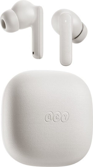 QCY Buds (QT43) Bluetooth Handsfree Earphones with Sweat Resistance and Charging Case White vue 3
